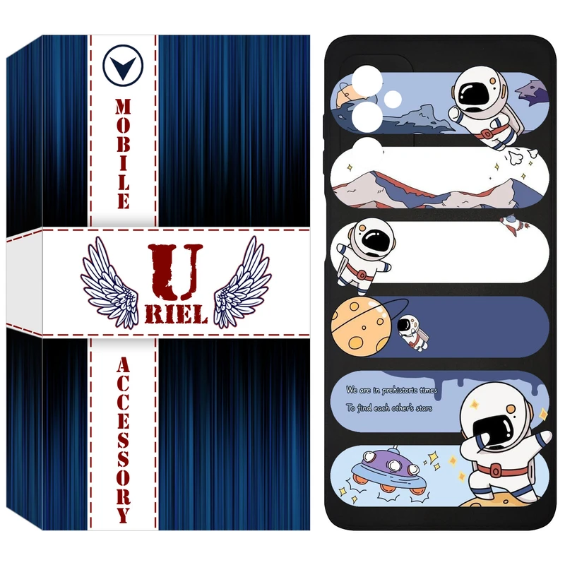 کاور یوریل مدل KSH کد 30 طرح کهکشان مناسب برای گوشی موبایل سامسونگ Galaxy F13 4G