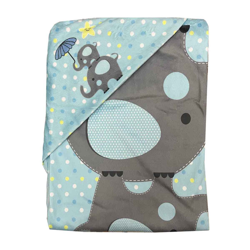 پتو کودک مدل دور پیچ 468 سایز 75x75 سانتی متر