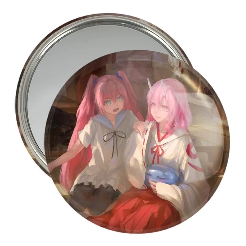 آینه جیبی خندالو مدل شونا و میلیم انیمه اسلایم کد 13100