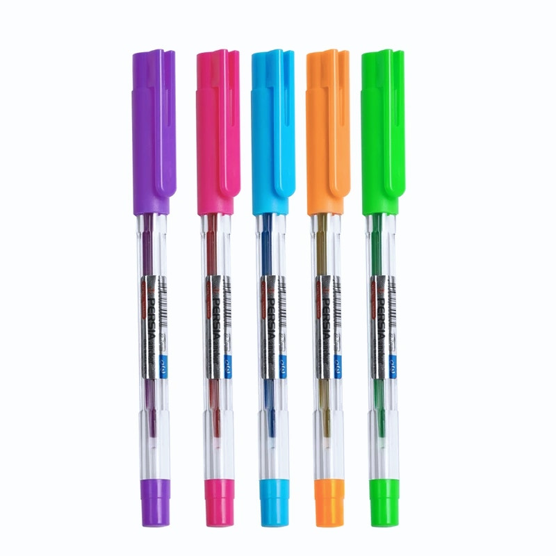 خودکار پرشیا مدل لیان رنگی بسته 5 عددی