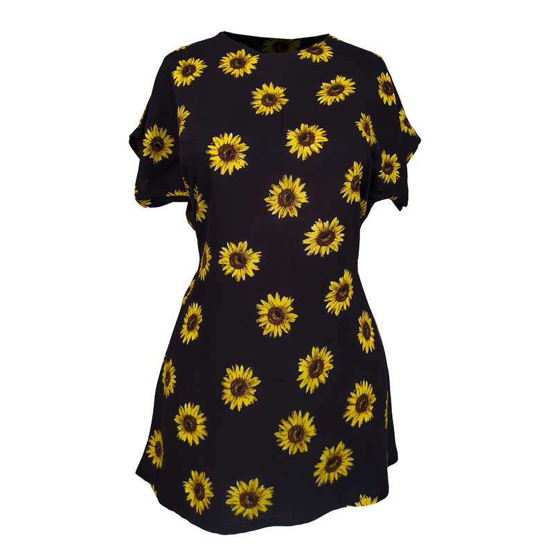 بلوز آستین کوتاه زنانه مدل آفتابگردان 24