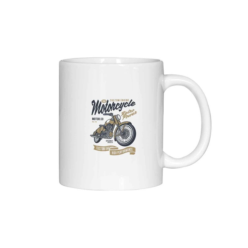 ماگ ژالینو طرح Motorcycle کد 001