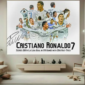  پوستر پارچه ای طرح جشن قهرمانی مدل رونالدو کد BK24028