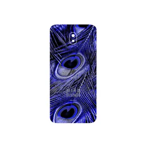 MAHOOT Purple Feather Cover Sticker for Samsung Galaxy J7 Pro
