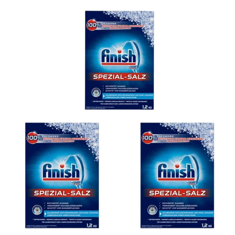 نمک ماشین ظرفشویی فینیش مدل Special-Salz بسته 3 عددی
