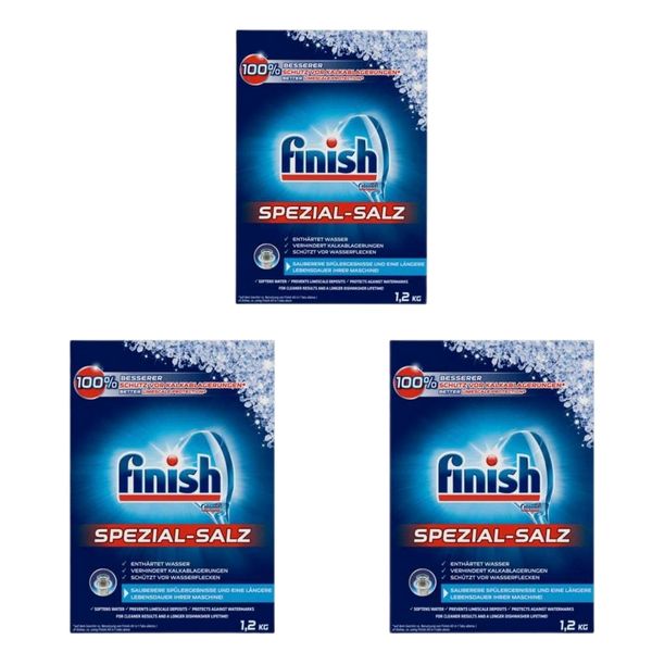 نمک ماشین ظرفشویی فینیش مدل Special-Salz بسته 3 عددی نمک ماشین ظرفشویی فینیش مدل Special-Salz بسته 3 عددی