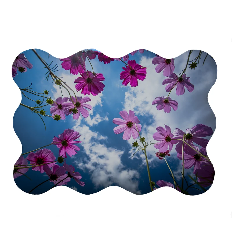 پادری مدل دالبر طرح گل کد 5594 سایز 80x110 سانتی متر 