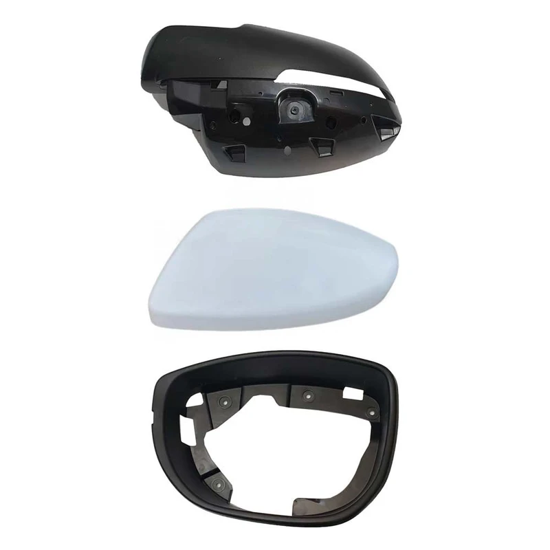 قاب و فلاپ آینه جانبی چپ قطعه سازان کبیر مدل GHB-207WH3010118-L مناسب برای پژو 207 به همراه حلقه