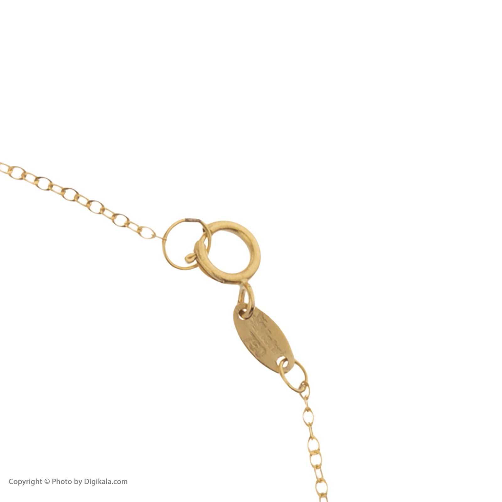 دستبند طلا 18 عیار زنانه مایا ماهک مدل MB1330 طرح بینهایت و قلب -  - 3