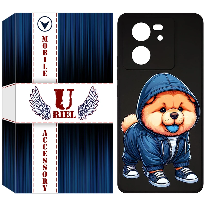 کاور یوریل قاب مدل KSH کد 65 طرح سگ مناسب برای گوشی موبایل شیائومی 13T / 13T Pro / Redmi K60 Ultra