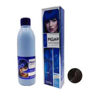 رنگ مو پیگار شماره G3(4.3) حجم 100میلی لیتر رنگ قهوه ای طلایی متوسط به همراه اکسیدان نه درصدی حجم 150میلی لیتر