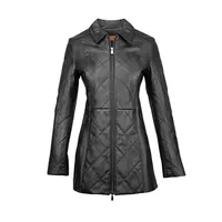 کت چرم زنانه چرم مشهد مدل B0473