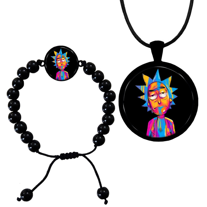 نیم ست مدل ریکی و مورتی کد GR-410