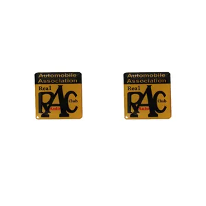 برچسب خودرو طرح RAC کد 100 مجموعه 2 عددی