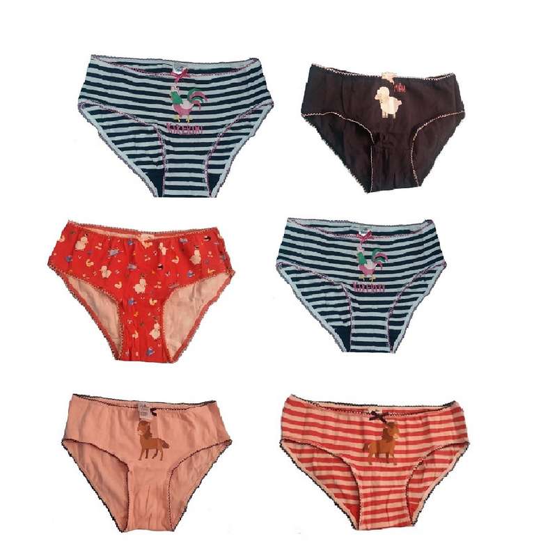 شورت دخترانه توپومینی مدل beautiful بسته 6 عددی