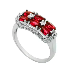   انگشتر نقره زنانه کد R196PR