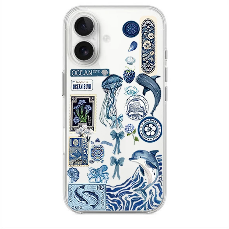 کاور طرح Summer Blue مناسب برای گوشی موبایل اپل iPhone 16