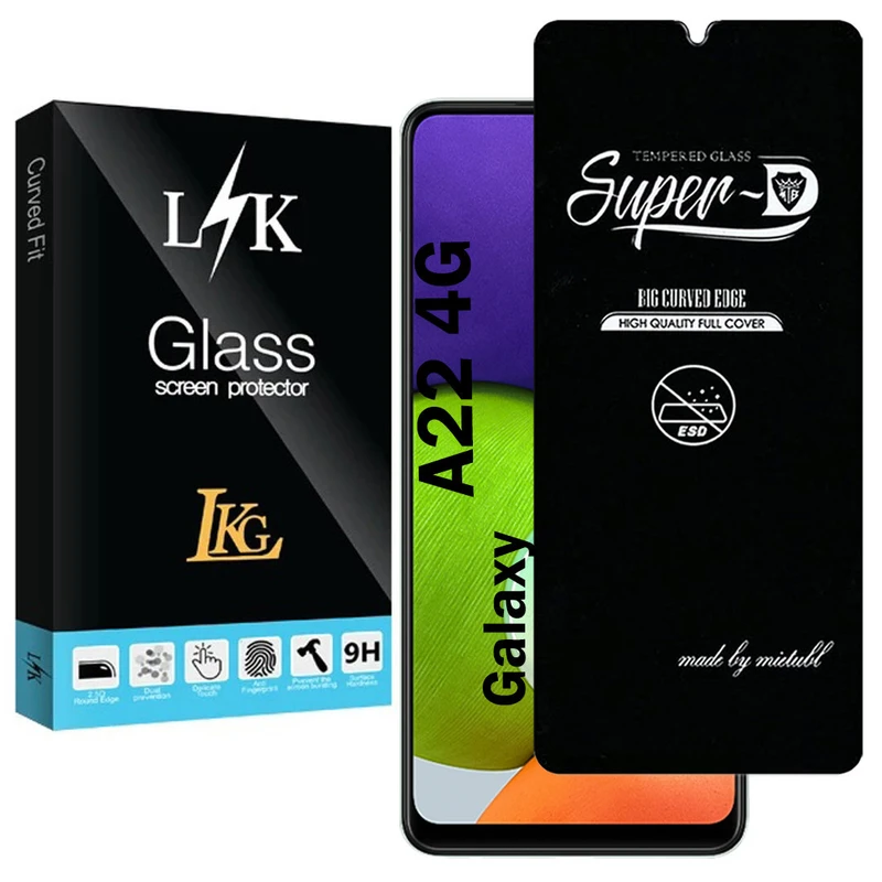 محافظ صفحه نمایش شیشه ای ال کا جی مدل SupD-Lk مناسب برای گوشی موبایل سامسونگ Galaxy A22 4G