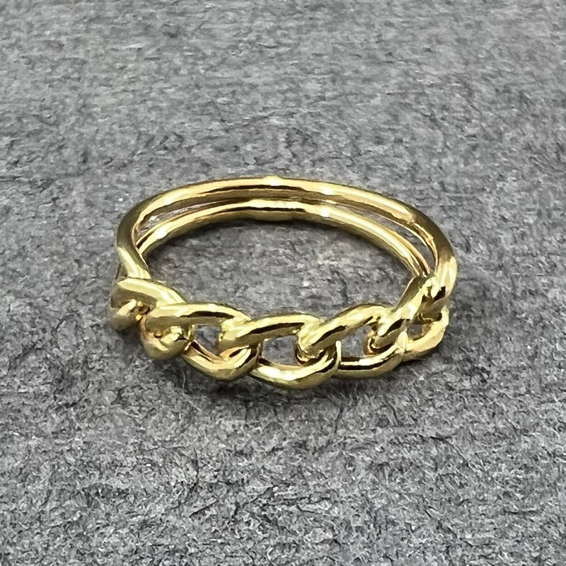 انگشتر طلا 18 عیار زنانه دوست خوب مدل dk392