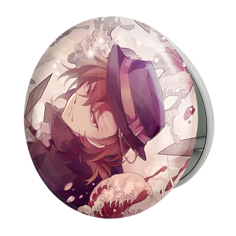 آینه جیبی خندالو طرح چویا سان انیمه سگ های ولگرد بانگو مدل تاشو کد 11773 