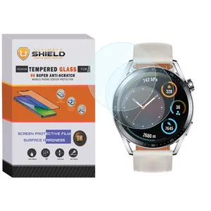 محافظ صفحه نمایش شیشه ای آلتیمیت شیلد مدل SH-UL مناسب برای ساعت هوشمند هوآوی GT3 46mm بسته دو عددی