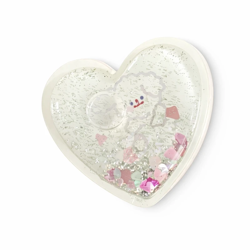 پایه نگهدارنده گوشی موبایل و تبلت مدل آیینه ای طرح برفی 