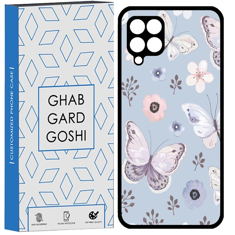 کاور قاب گارد گوشی طرح پروانه  کد TPU-004 مناسب برای گوشی موبایل سامسونگ Galaxy A12 / M12