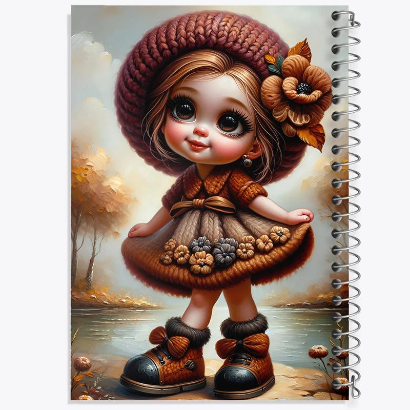 دفتر مشق 50 برگ خندالو طرح دخترانه کد F5996