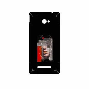 MAHOOT Collage of Mouth Cover Sticker for HTC 8X