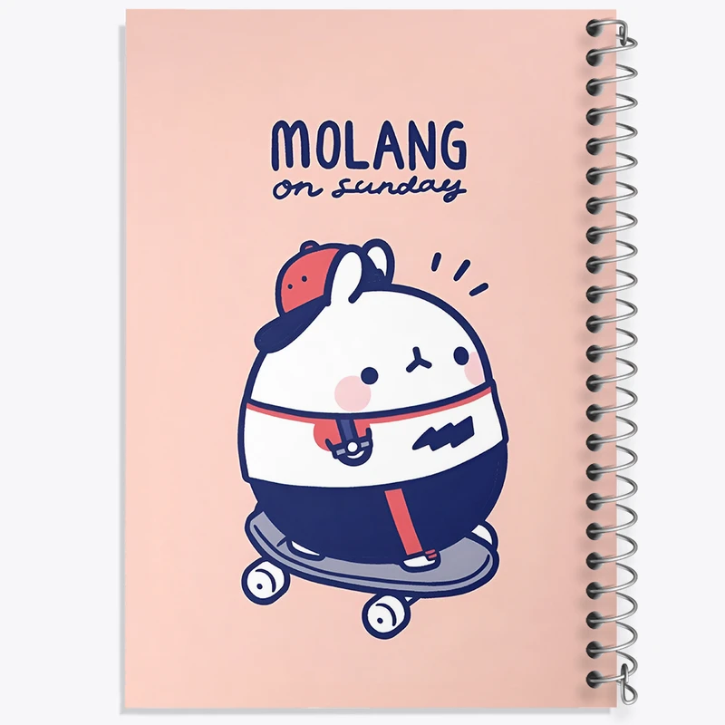 دفتر لیست خرید 50 برگ خندالو طرح مولانگ (Molang) کد N3725