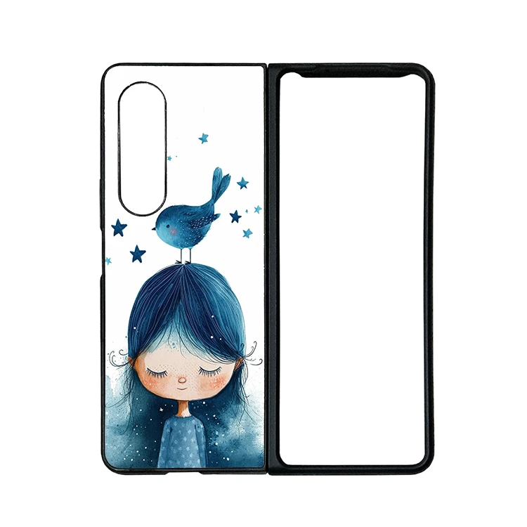 کاور گالری وبفر طرح دختر مناسب برای گوشی موبایل سامسونگ galaxy z fold 4