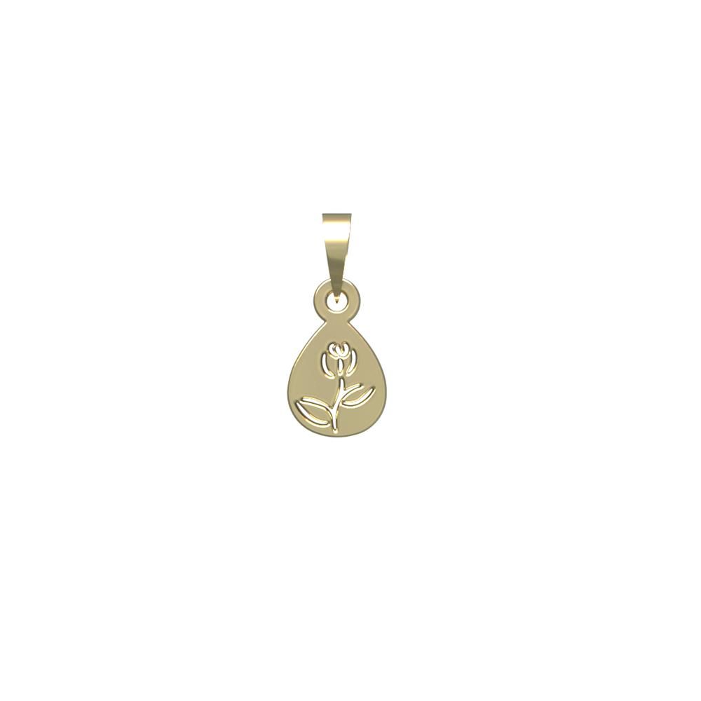 آویز گردنبند طلا 18 عیار زنانه مدوپد مدل هندسی کد PA1-14229 -  - 2