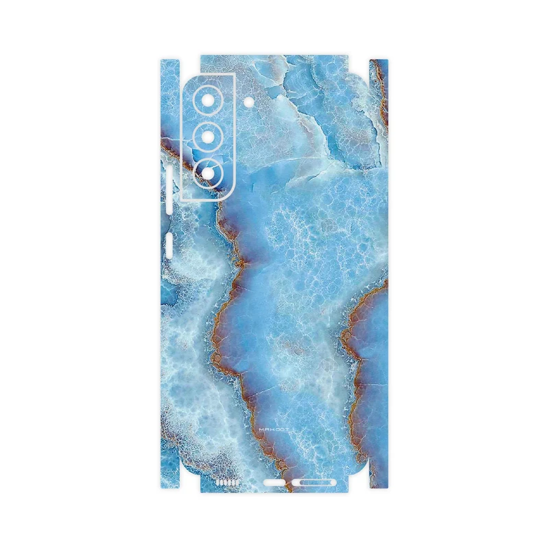برچسب پوششی ماهوت مدل Blue-Ocean-Marble-FullSkin مناسب برای گوشی موبایل سامسونگ Galaxy S22 Plus 5G