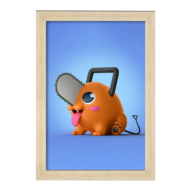 تابلو خندالو مدل انیمه مرد اره ای کد F808