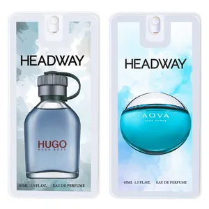 عطر جیبی هدوی مدل اکوا بولگاری و هوگو باس من حجم 45 میلی لیتر مجموعه 2 عددی