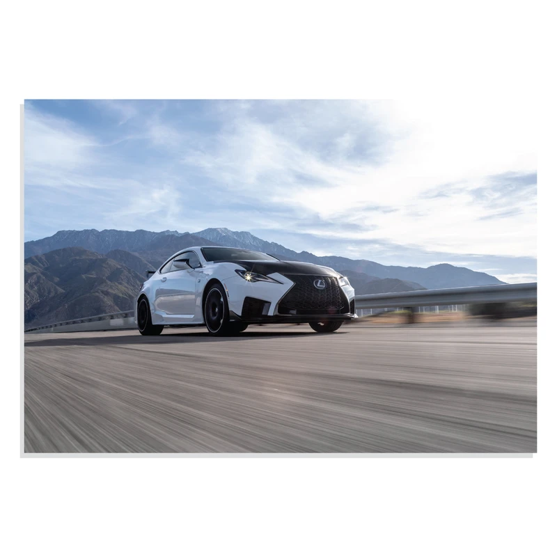پوسترطرح ماشین لکسوس آر سی اف Lexus RC F Track Edition مدل NV0675