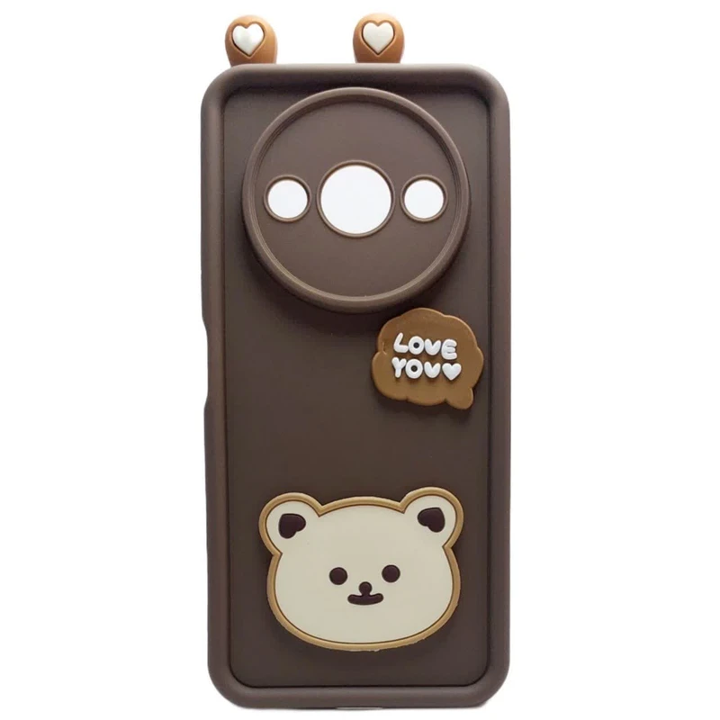 کاور قاب آوش طرح عروسکی مدل دخترانه 4 مناسب برای گوشی موبایل شیائومی REDMI A3/A3X