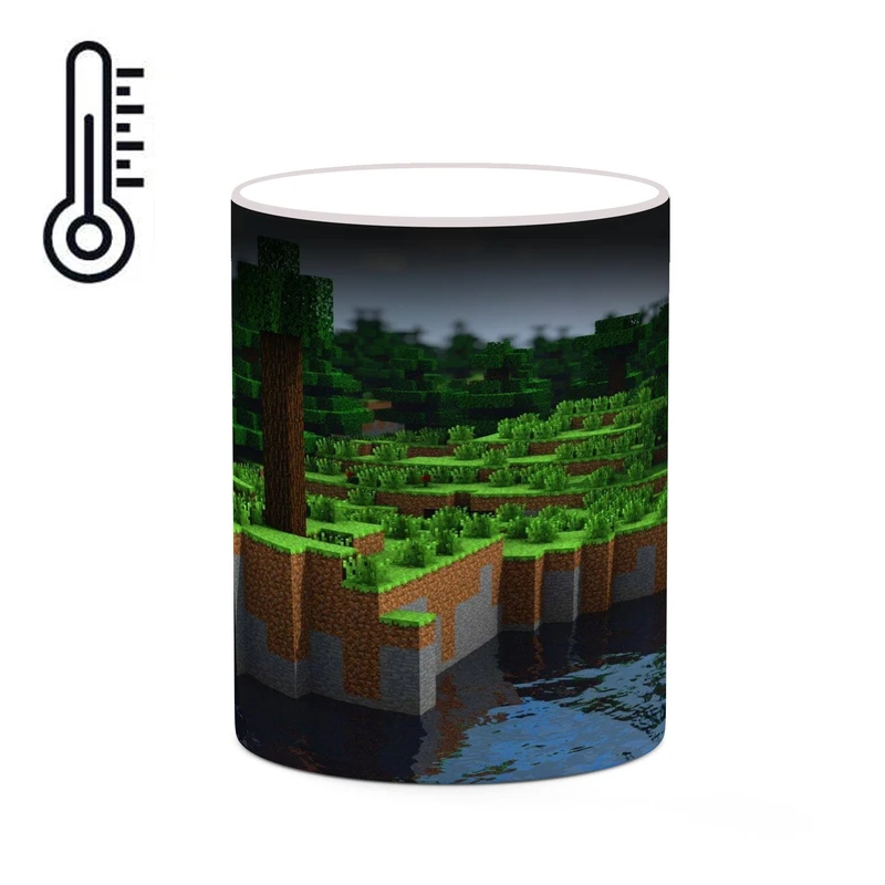 ماگ حرارتی کاکتی طرح ماینکرافت minecraft مدل mgh41489