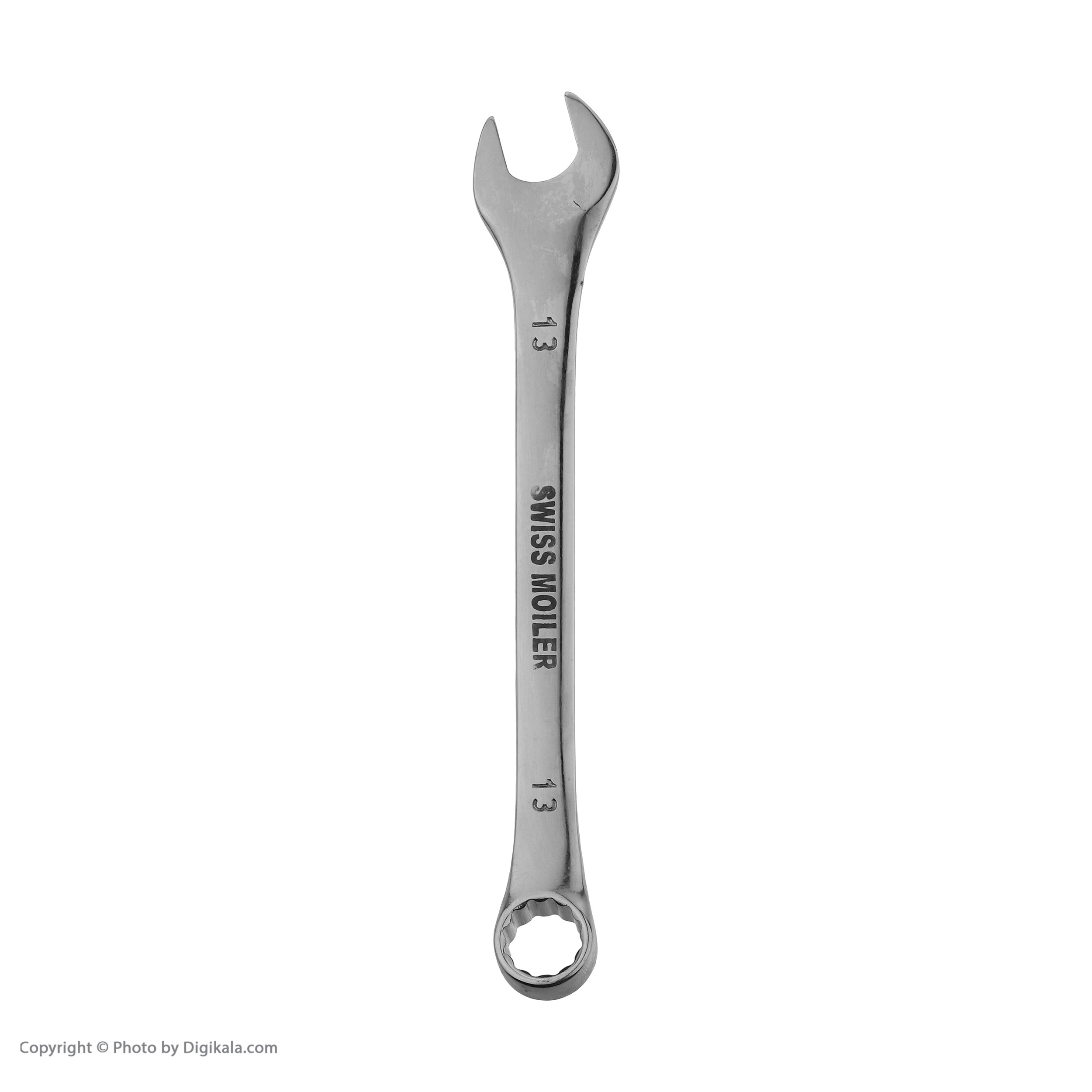 آچار یکسر تخت یکسر رینگی سوییس مویلر کد 8-19 مجموعه 8 عددی