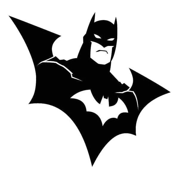 استیکر پارچه و لباس پاد آفرین مدل بتمن Batman کد 454