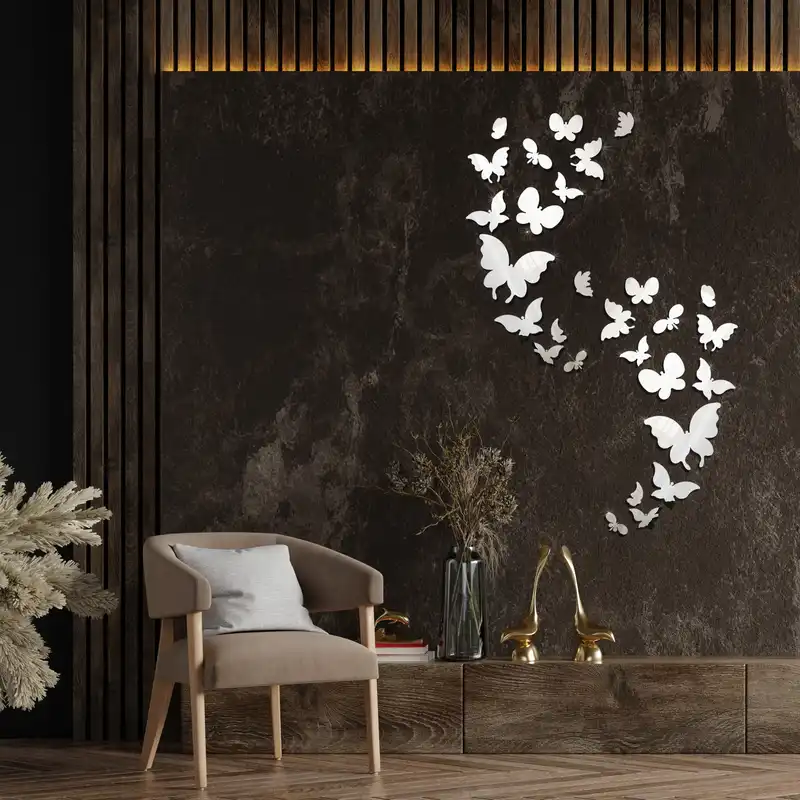 آینه مستر راد مدل پروانه کد B-FLY 14-S14