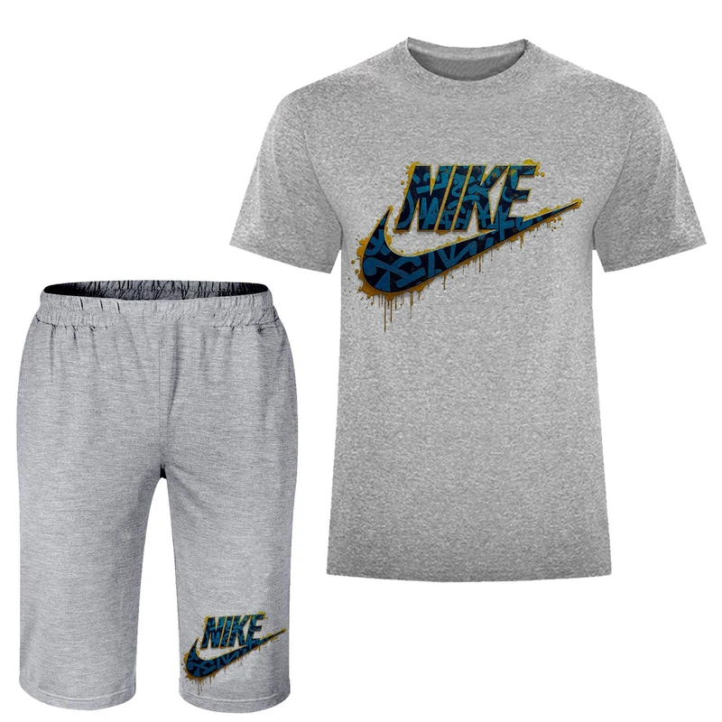 ست تی شرت و شلوارک مردانه مدل A146