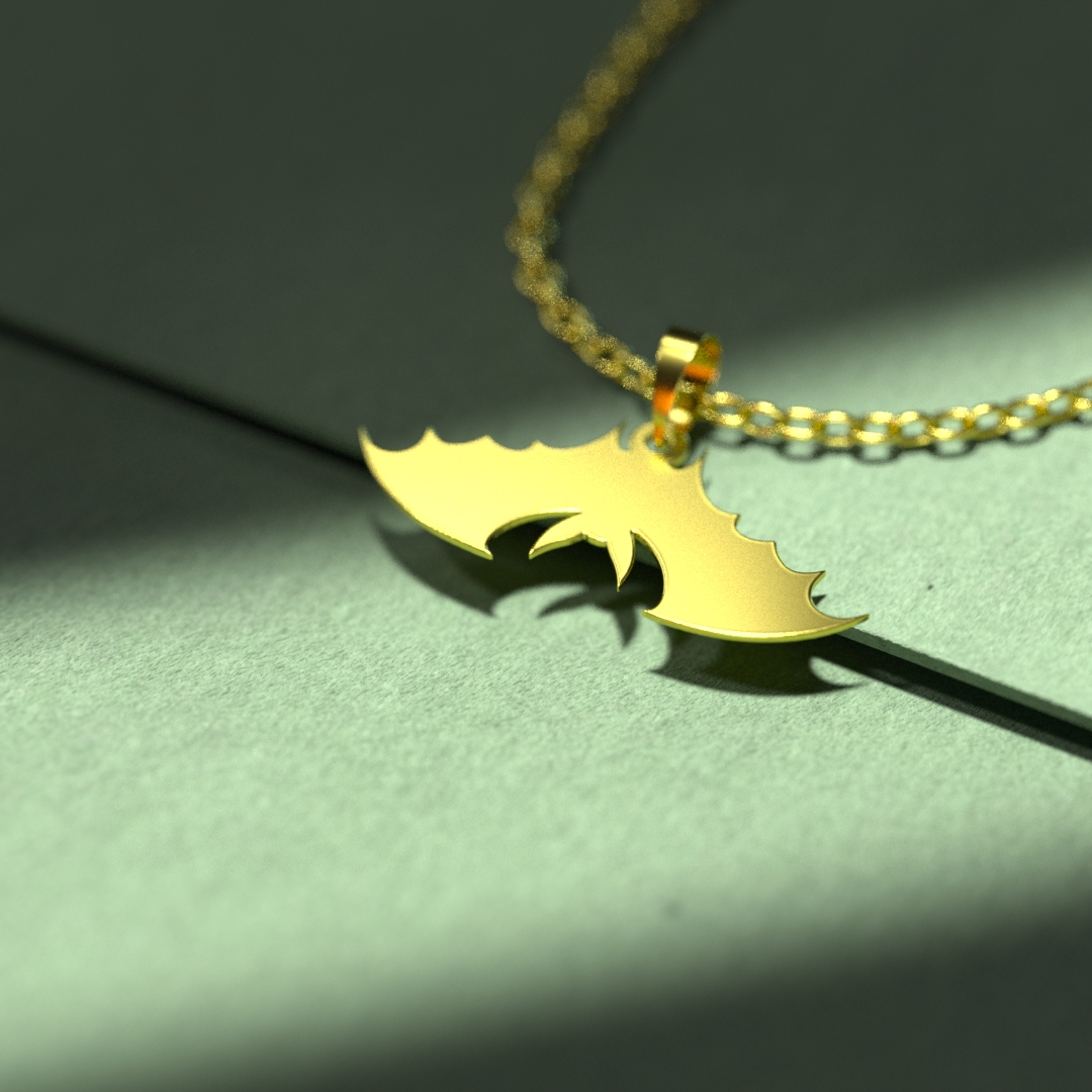 گردنبند طلا 18 عیار زنانه مدوپد مدل هالووین کد G3-1-1226