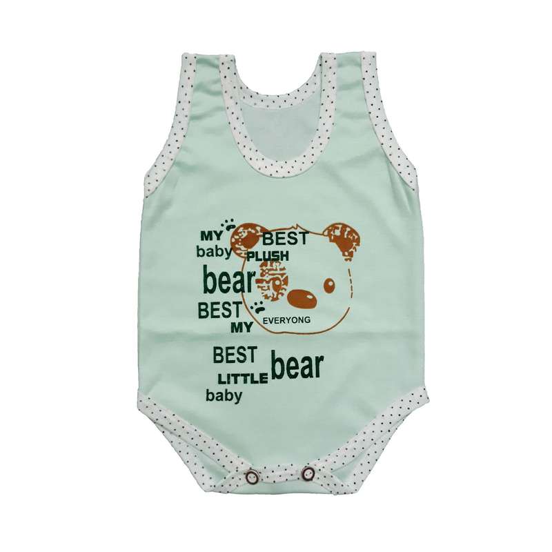 بادی نوزادی مدل Best bear GR رنگ سبز