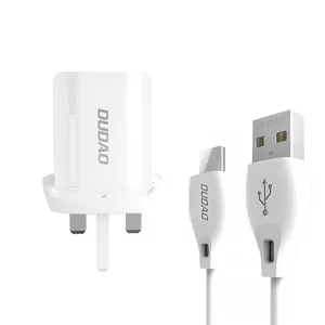  شارژر دیواری دودا مدل A2UK-T به همراه کابل تبدیل USB-C