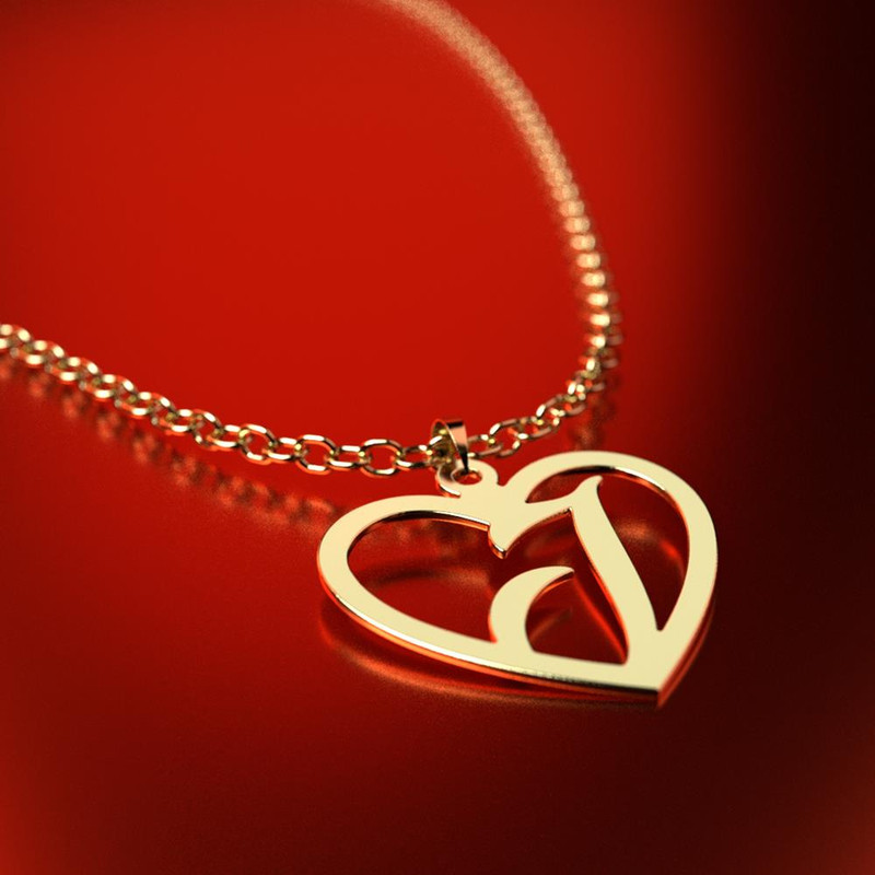 آویز گردنبند طلا 18 عیار زنانه مدوپد مدل حرف J کد PA1-12870