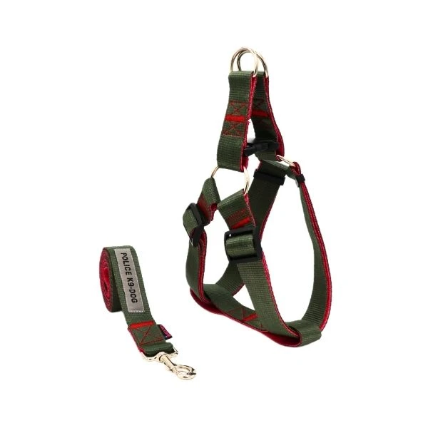 ست بند و قلاده کتفی سگ مدل XL POLICE-GRN03