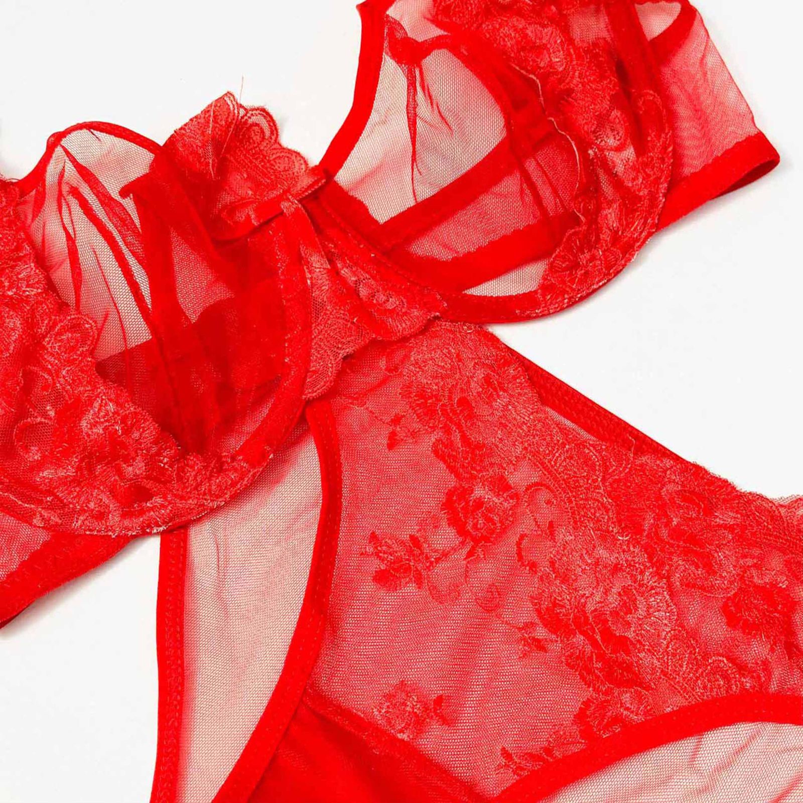 ست شورت و سوتین زنانه نوشه پوش مدل 96002 -  - 3