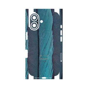 MAHOOT Turquoise feathers-FullSkin Cover Sticker for Apple iPhone 16
