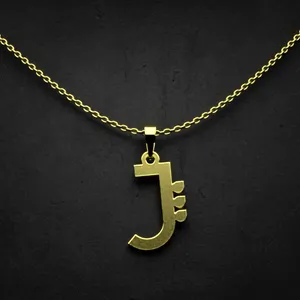 گردنبند طلا 18 عیار زنانه مدوپد مدل حرف پ کد I2-1-1559